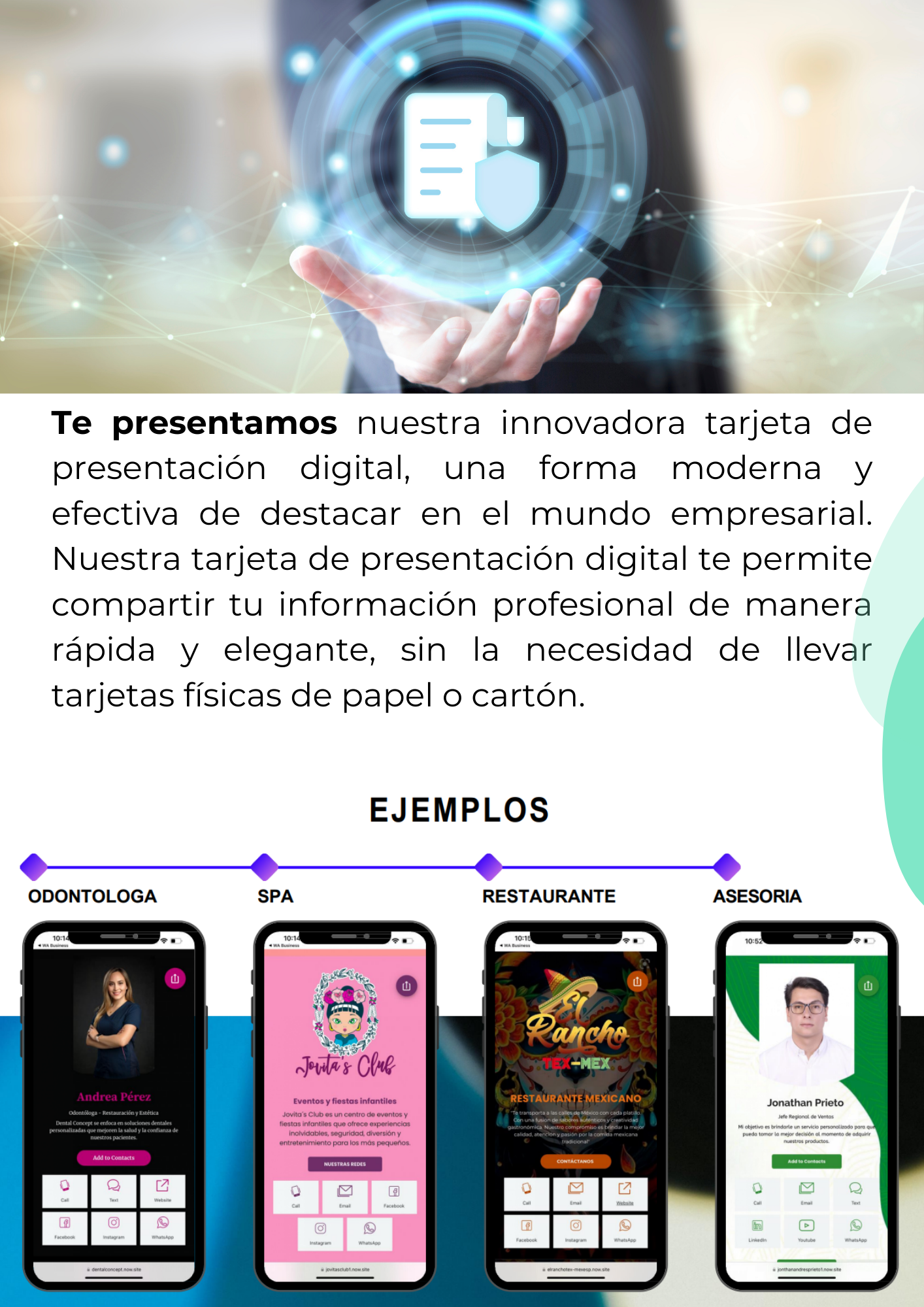 💳 Tarjeta de Presentación Digital NFC Impresión Duradera (PVC Premium) - Image 2