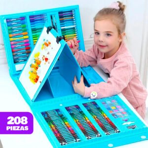 🎨Set de Dibujo Creativo de 208 Piezas para Niños