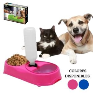 Alimentador Automático 2-en-1 para Mascotas Fine Pet