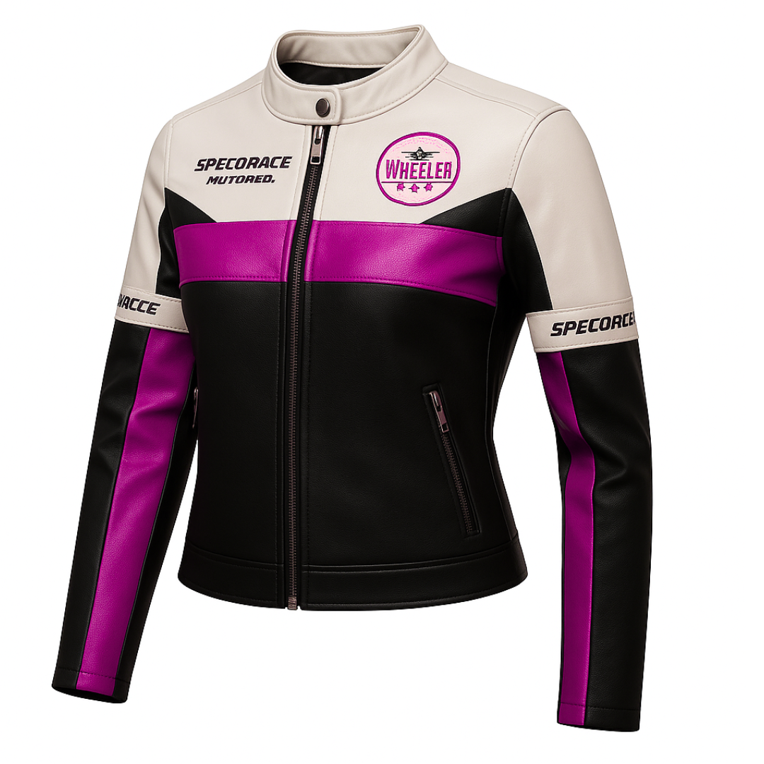 🏍️Chaqueta Motera Racer para Mujer King Jackets Col - Image 3