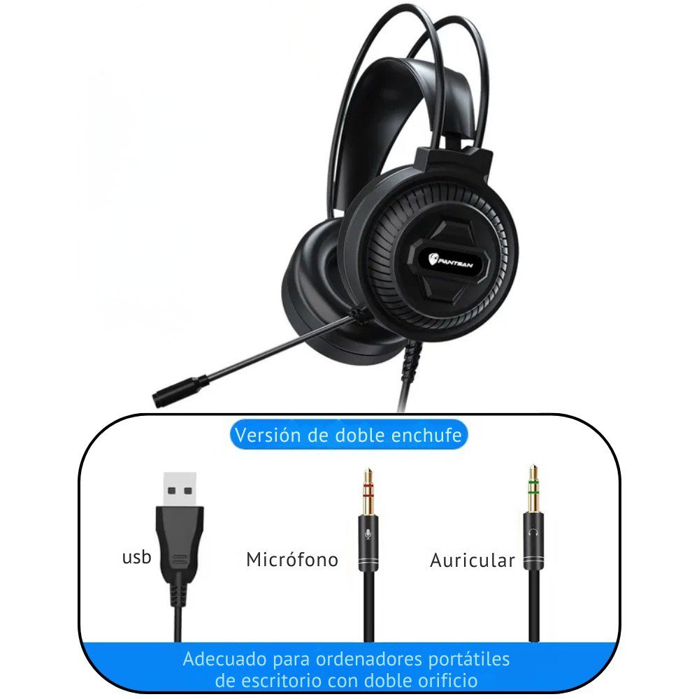 Diadema Gamer Alámbrica 5.1 Virtual PSH-400 - Image 3