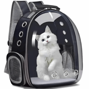 Mochila Transportadora tipo Cápsula Espacial para Mascotas