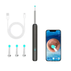 Limpiador de Oídos Inteligente con Cámara Otoscopio HD y Conexión Wi-Fi